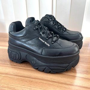 Naked Wolfe Chunky Platform Sneakers Black